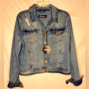 Dollhouse Denim Jean Jacket with Stretch New BNWT Large